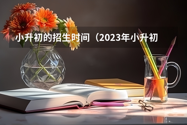 小升初的招生时间（2023年小升初最新政策）