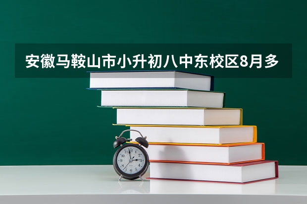安徽马鞍山市小升初八中东校区8月多少号去拿准考证